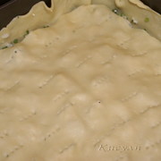 Пирог (пита) с щавелем, рисом и фетой